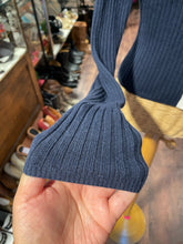 Load image into Gallery viewer, Rag &amp; Bone navy &amp; white Cotton &amp; Cashmere Button Up Long sleeve Top, Size S
