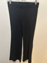 Load image into Gallery viewer, DONNI Black Ribbed Elastic Waist Pant, Size M
