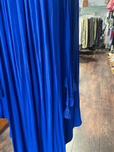 Load image into Gallery viewer, Ramy Brook Blue Polyester W/Rope Belt &amp;  plunge neck Dress, Size S
