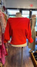 Load image into Gallery viewer, Rachel Comey Orange Polyester criss cross cropped Top, Size 4

