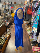 Load image into Gallery viewer, Ramy Brook Blue Polyester W/Rope Belt &amp;  plunge neck Dress, Size S
