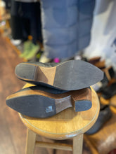 Load image into Gallery viewer, Coclico Black Leather Ankle Boot W/wood heel &amp; fur lined, Size 8
