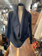 Load image into Gallery viewer, Nicholas K Black Poly Avant-Garde Sweater, Size XS
