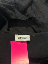 Load image into Gallery viewer, Simkhai Black Rayon Blend sleeveless mesh detail Top
