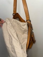 Load image into Gallery viewer, Aeon Camel Leather Tote W/badge, AS IS Wear, duster incl.
