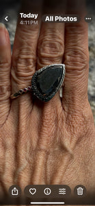 John Hardy Sterling Silver Blue Topaz Ring