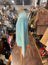 Load image into Gallery viewer, Dodo Bar Or mint Wool Blend collar cut outs Sweater, Size 40
