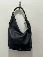 Load image into Gallery viewer, GUCCI Black Leather gold hardware Size M Assymetrical Purse

