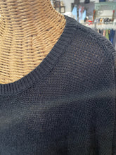 Load image into Gallery viewer, Johnny Was Black Cotton Blend Woven Tassles Poncho, Size O/S
