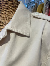 Load image into Gallery viewer, Rag &amp; Bone Ivory Cotton Button Up Rope Tie Jacket
