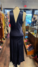 Load image into Gallery viewer, Rails Navy Rayon Blend v neck Sleeveless Dress
