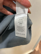 Load image into Gallery viewer, TSE Grey Blue Cashmere V cut longsleeve Sweater, Size M
