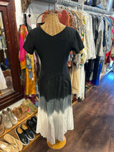 Load image into Gallery viewer, Luna Luz Black &amp; White Cotton Blend Gradient Dress, Size XS
