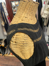 Load image into Gallery viewer, Veeca Black crinkle fabric sheer accents Dress, Size XS
