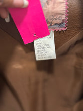 Load image into Gallery viewer, Zelda Brown Lamb Leather Jacket, Size 14
