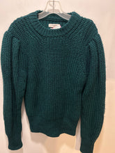 Load image into Gallery viewer, Etoile Isabel Marant Teal Wool Blend Fleck chunky knit Sweater, Size 38

