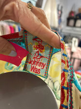 Load image into Gallery viewer, Johnny Was Yellow Multi Rayon mix print Floral flowy Dress, Size XS

