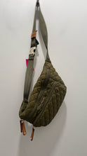 Load image into Gallery viewer, MZ Wallace Khaki quilted fanny pack Purse
