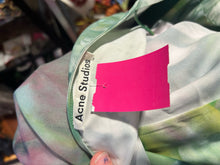 Load image into Gallery viewer, Acne Studios green, purple, &amp; white Viscose water color Tank midi Dress
