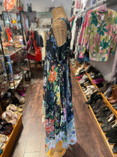 Load image into Gallery viewer, Johnny Was multi Silk Floral Tie Waist Dress, Size S
