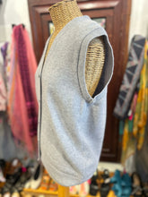 Load image into Gallery viewer, The Kooples Grey Merino Wool button down sweater Vest
