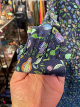 Load image into Gallery viewer, Catherine Prevost blue and green Silk Blend Floral Dress, Size L

