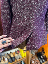 Load image into Gallery viewer, Rag &amp; Bone Violet Wool Blend Tweed Buttons shoulder pads Blazer
