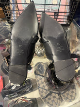 Load image into Gallery viewer, Valentino Black Leather  Pointed Toe WITH DUSTBAG Flats, Size 38
