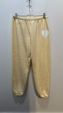 Load image into Gallery viewer, SPRWMN Yellow Cotton Blend Heart sweatpant Pant
