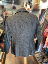 Load image into Gallery viewer, Masahiro Miyazaki brown &amp; grey fuzzy accent Blazer, Size 38

