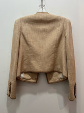 Load image into Gallery viewer, Veronica Beard Beige Cotton Blend Tweed Longsleeve double pockets Blazer, Size 8

