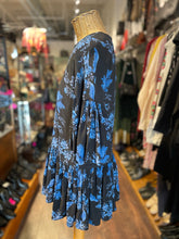 Load image into Gallery viewer, Stella McCartney Blues Silk Floral ruffle detail Top
