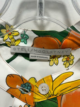 Load image into Gallery viewer, Stella McCartney yellow/orange Viscose blend Floral blouse Top, Size 42
