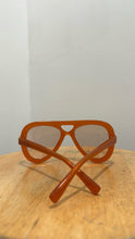 Load image into Gallery viewer, Derek Lam Gently Worn Orange Sunglasses
