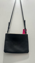 Load image into Gallery viewer, Cuyana Black Leather Pebbled Size Small Gold Hardware Purse
