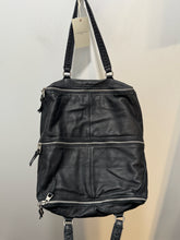 Load image into Gallery viewer, LIEBESKIND Black Leather braided strap multi pocket Purse
