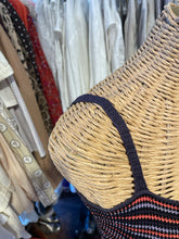 Load image into Gallery viewer, Missoni navy &amp; rainbow Stripe Sleeveless Top

