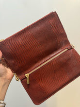 Load image into Gallery viewer, Hammitt almond Leather stud accents Fold Over Purse
