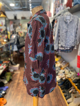 Load image into Gallery viewer, Paul Smith blue, maroon, pink Cotton Floral Button up short sleeve Top
