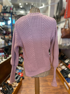 Ulla Johnson Pink Cotton Knit Gently Worn Sweater, Size P