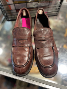 Officine Creative Dark Brown Leather Loafer W/dustbag Shoe, Size 40