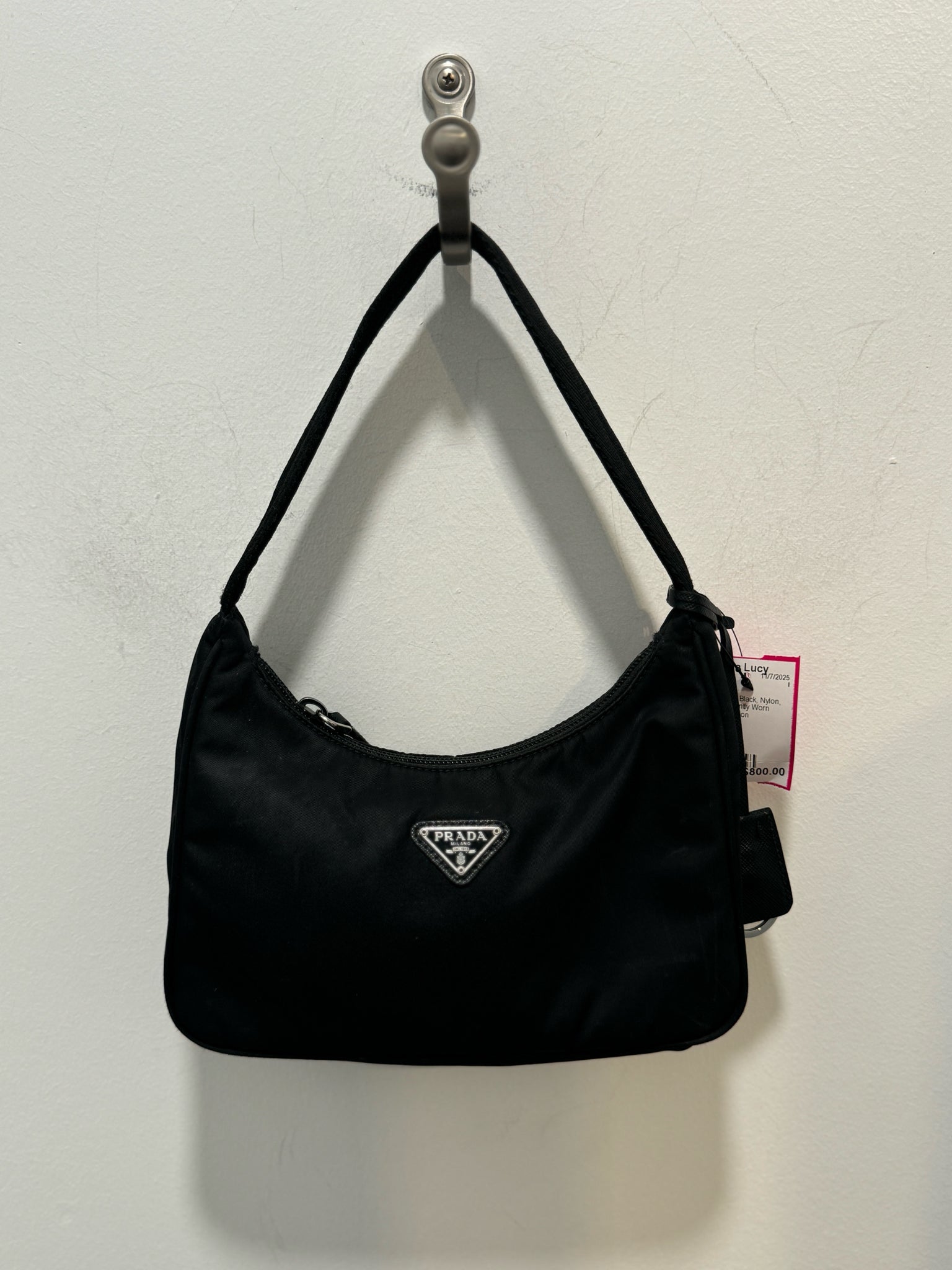 Prada Black Nylon  Mini shoulder Purse