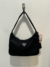 Load image into Gallery viewer, Prada Black Nylon  Mini shoulder Purse
