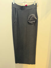Load image into Gallery viewer, Thom / Krom Black Viscose side pocket Skirt, Size S

