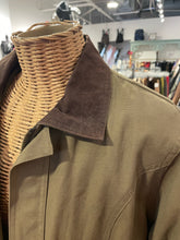 Load image into Gallery viewer, Jack Orton Green Cotton plaid lining brass accents Zipper Jacket, Size 14
