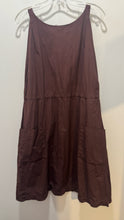 Load image into Gallery viewer, Sofie D'Hoore Brown Cotton Sleeveless pockets Dress, Size 36
