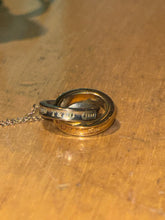 Load image into Gallery viewer, Tiffany &amp; Co two toned 925 &amp; 18k Interlocking Circles Pendant Necklace

