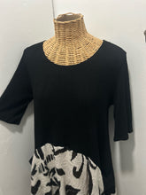 Load image into Gallery viewer, LUUKAA Black &amp; White Blend Parachute NWT Dress
