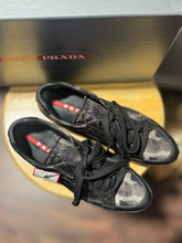 Load image into Gallery viewer, Prada camo &amp; black lace up sneaker w/ box, Size 37.5

