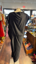 Load image into Gallery viewer, Massimo Duti black viscose/wool sleeveless Avant Garde dress, Size  S
